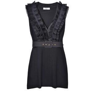 NWOT Sandro Paris Mini Dress with Belt | Sandro Size 1 (US Size 2)